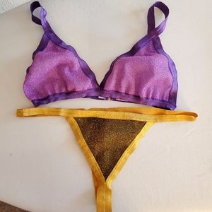 NWT Hey Mavens! Bralette and Thong Set